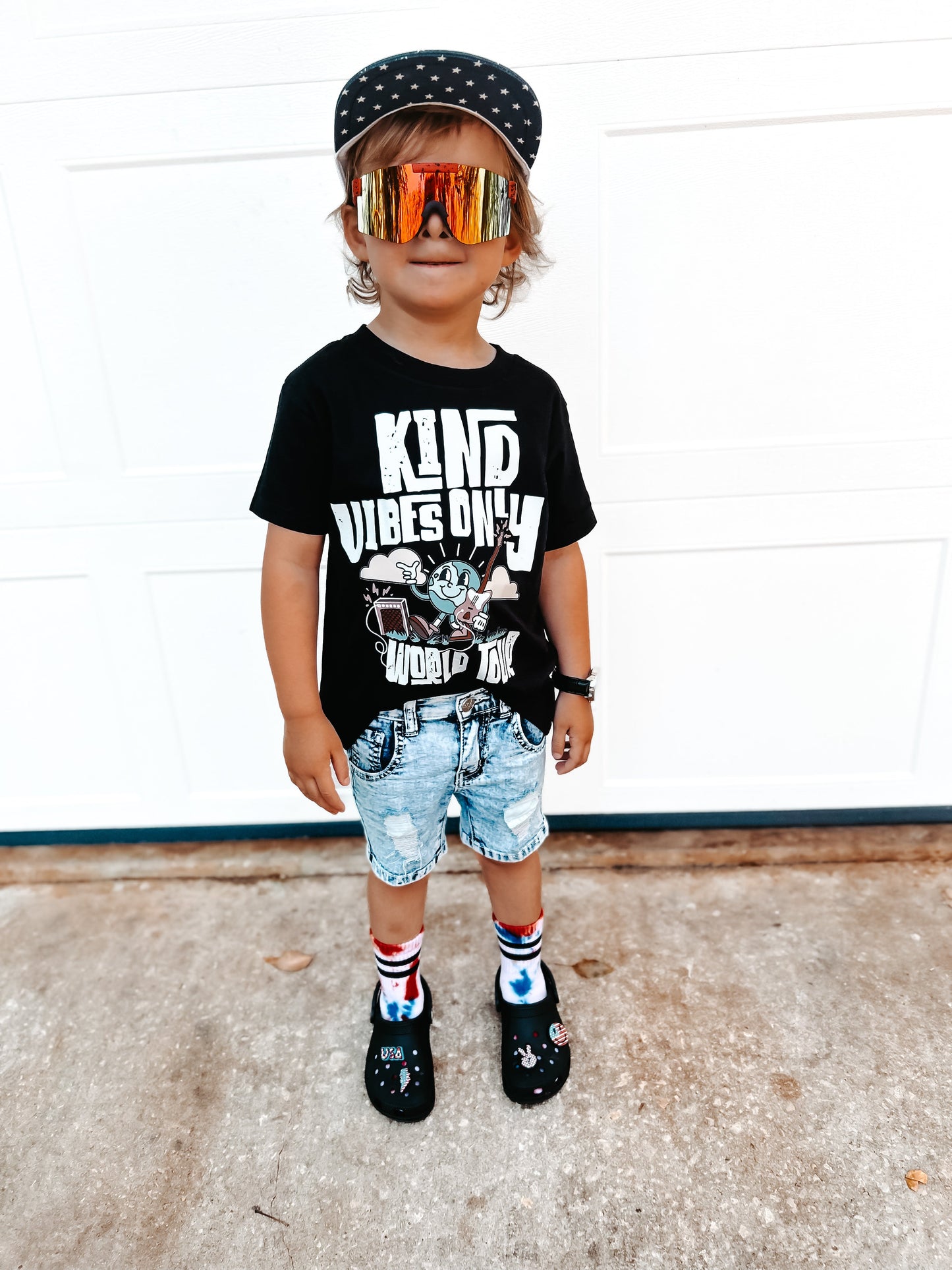 “Kind Vibes World Tour” Graphic Tee (MTO)