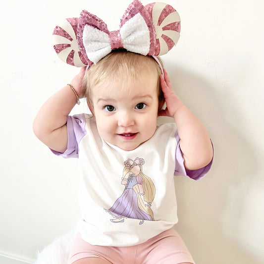 Lilac Princess Toddler & Kids T Shirt