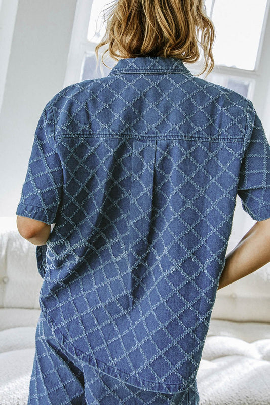 IT'S A SECRET DENIM TOP - Mack & Harvie