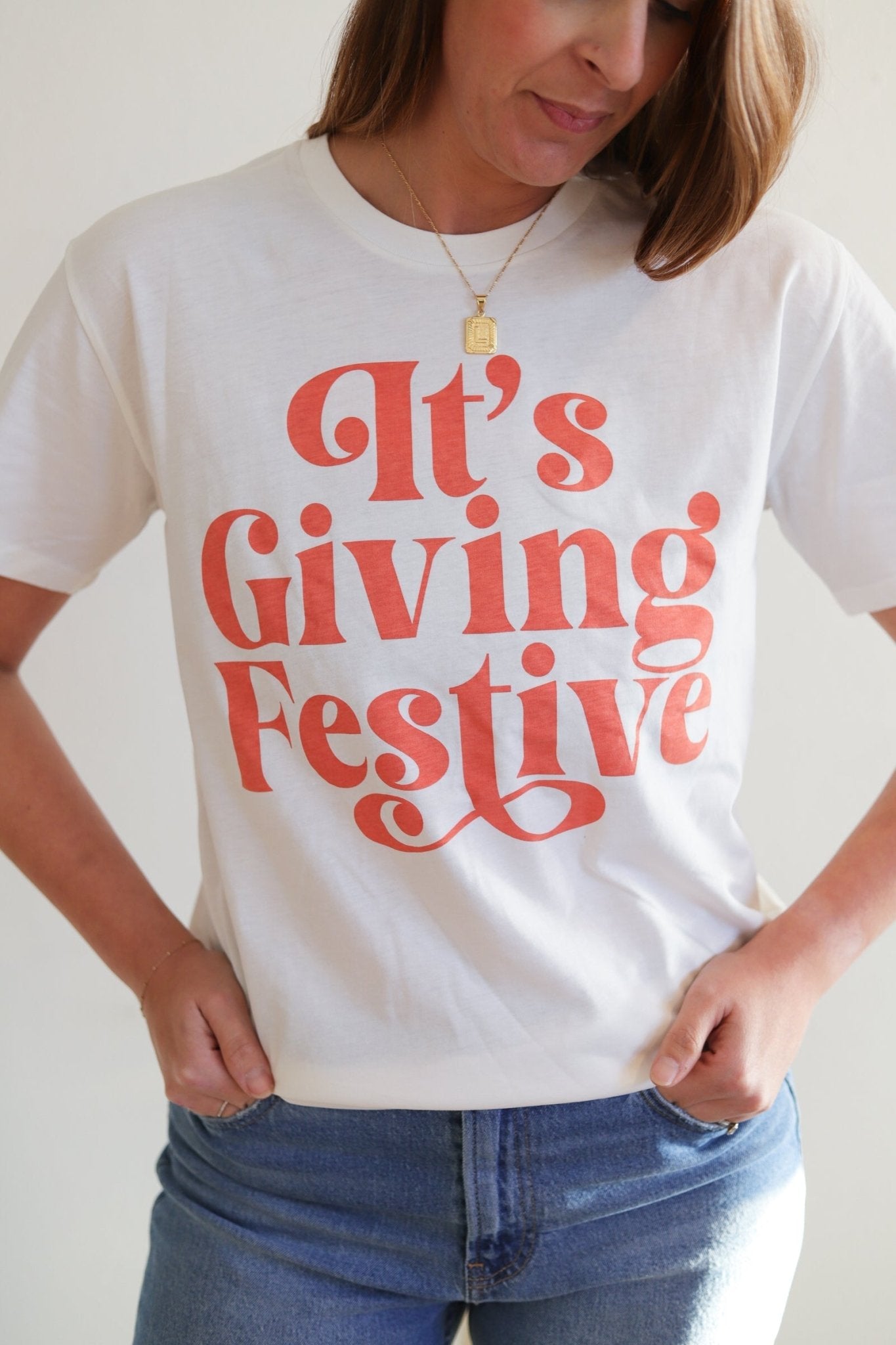It's Giving Festive Unisex T-Shirt - Mack & Harvie