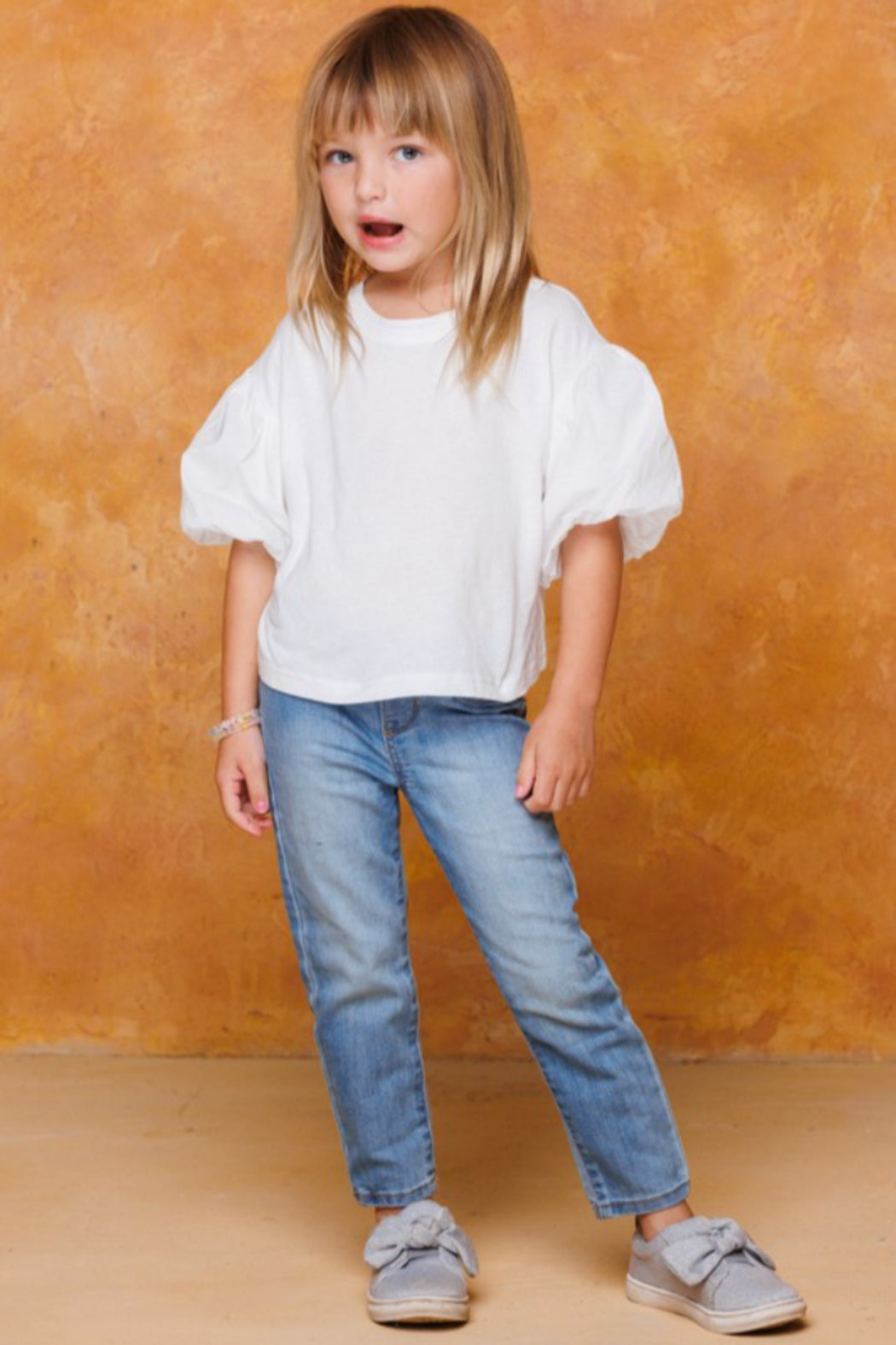 Kids Puff Sleeve Tee
