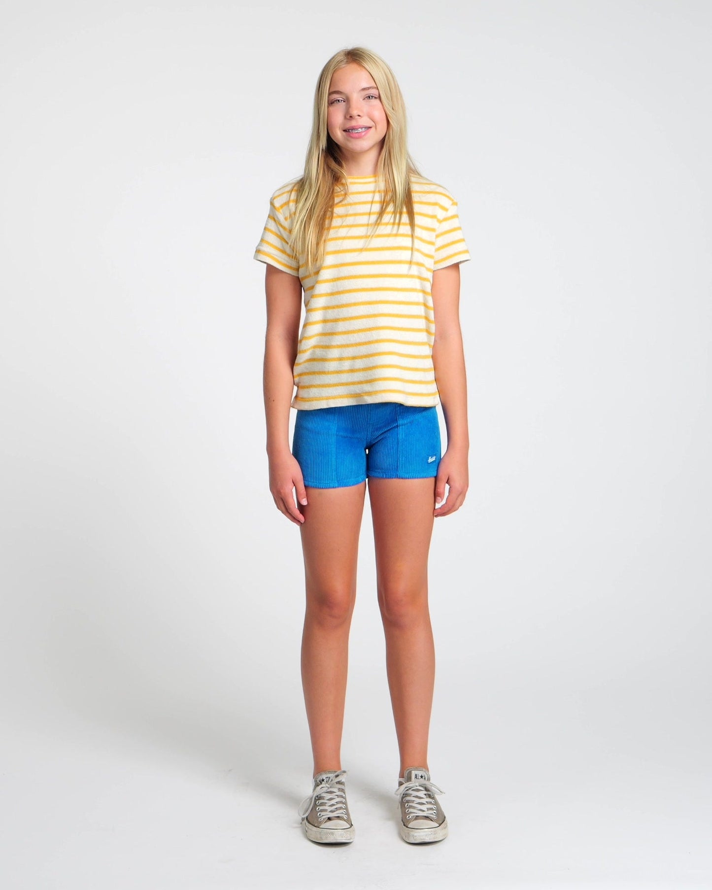 Kid's Terry Tee (Cream/Gold)