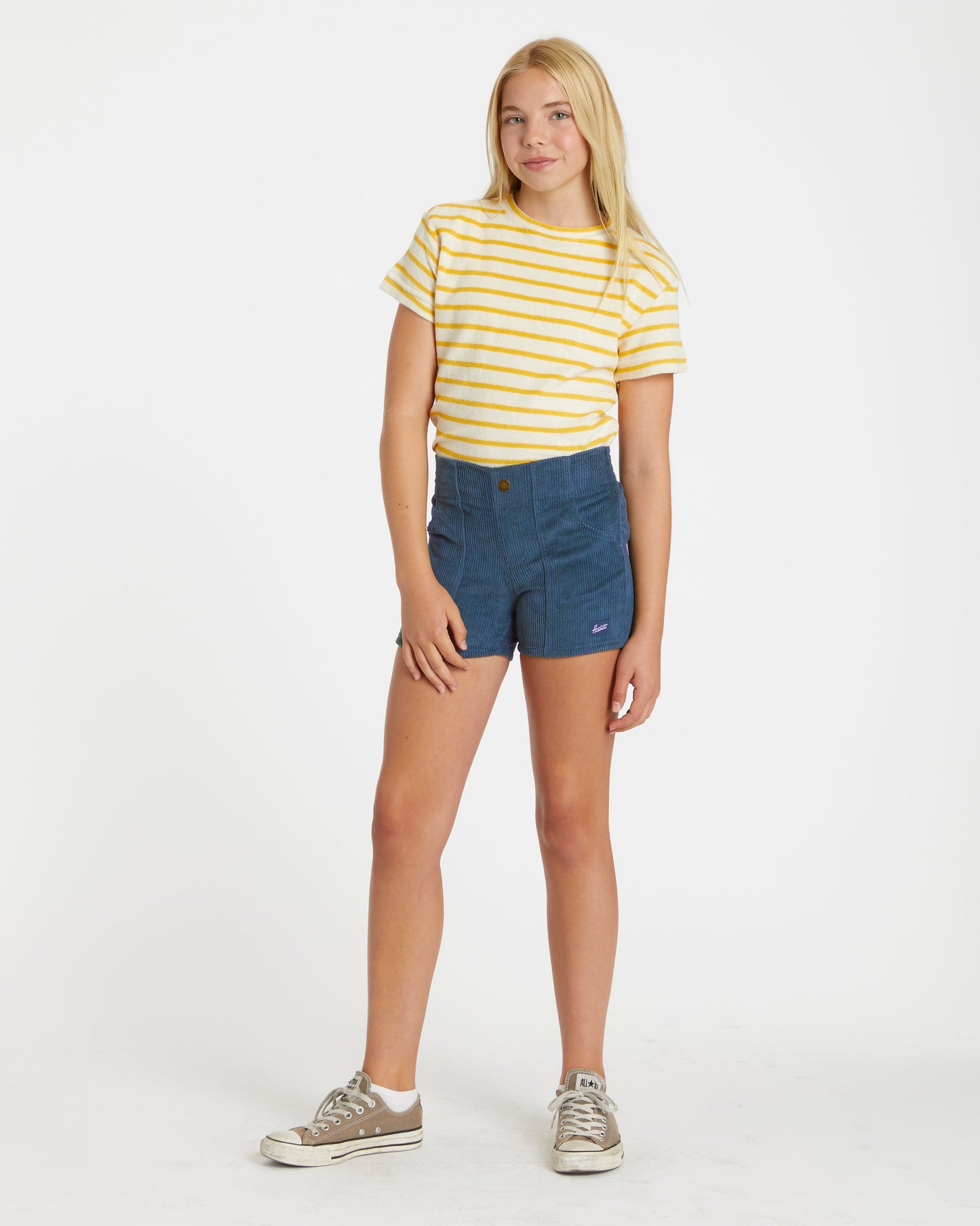 Kid's Terry Tee (Cream/Gold)