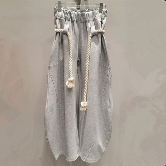 Knitted Hemp Rope Lantern Pants - Mack & Harvie