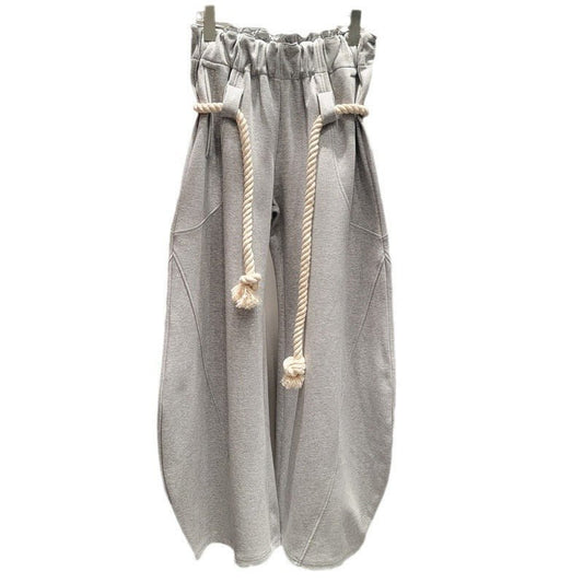 Knitted Hemp Rope Lantern Pants - Mack & Harvie