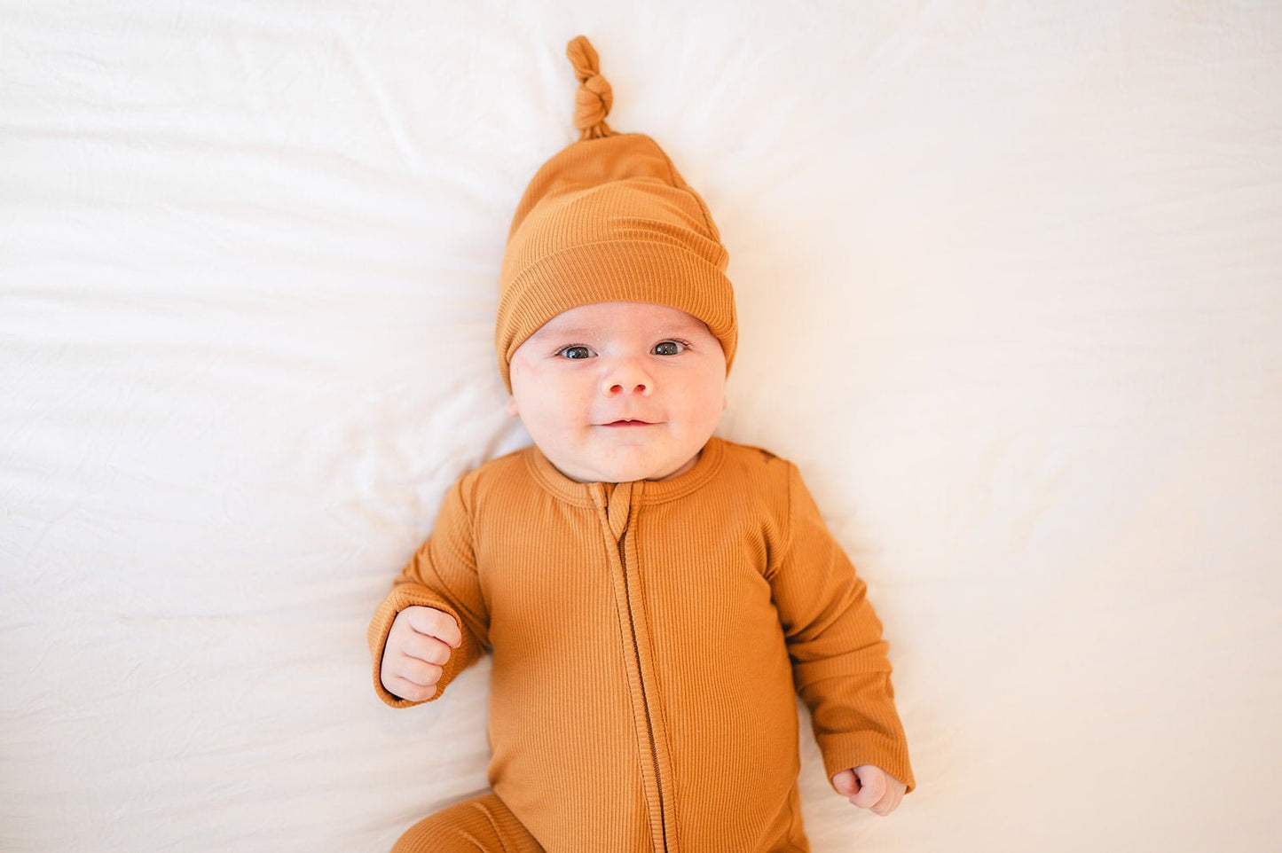 Knot Hat - Caramel Ribbed - Mack & Harvie