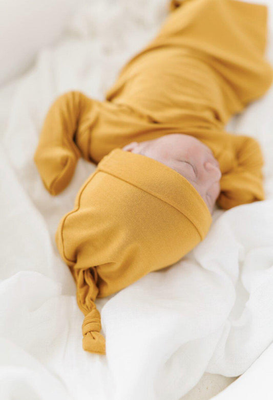 Knot Hat - Mustard - Mack & Harvie