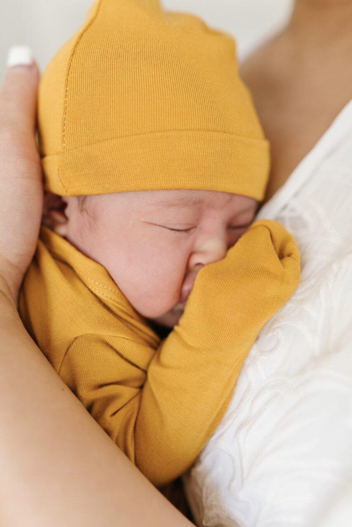 Knot Hat - Mustard - Mack & Harvie