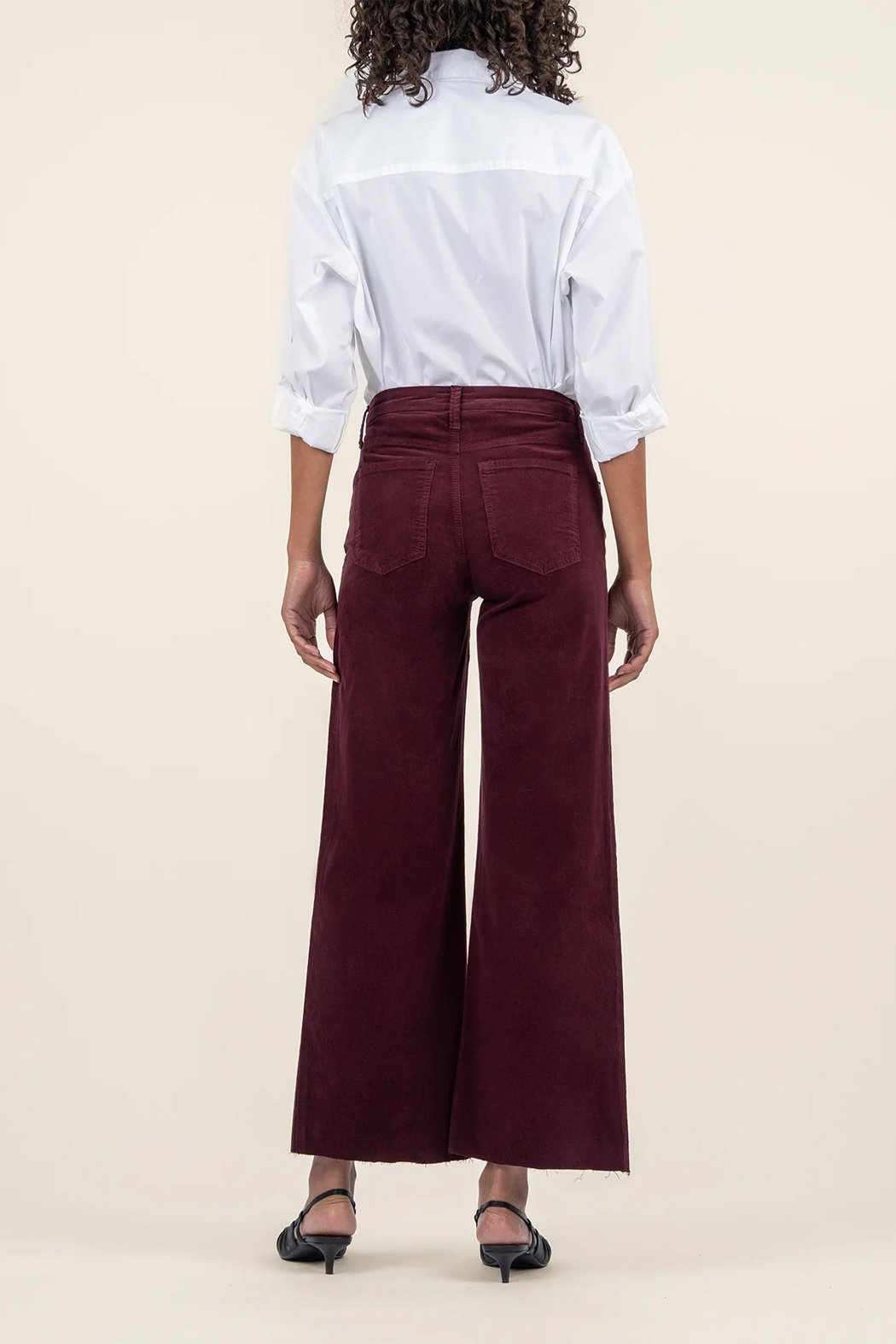Meg High Rise Plum Cord