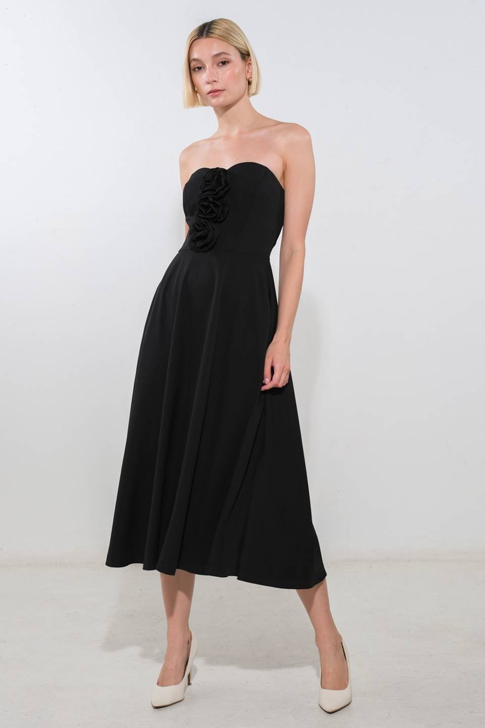 LAND OF THE FREE WOVEN MIDI DRESS - Mack & Harvie