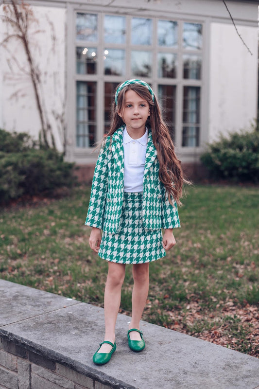 Lauren Houndstooth Blazer - Mack & Harvie