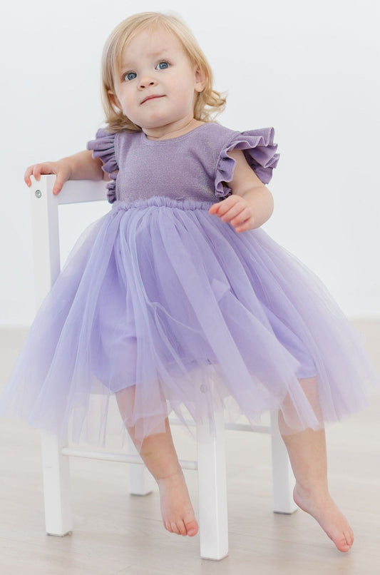 Lavender Shimmer Tutu Dress - Mack & Harvie