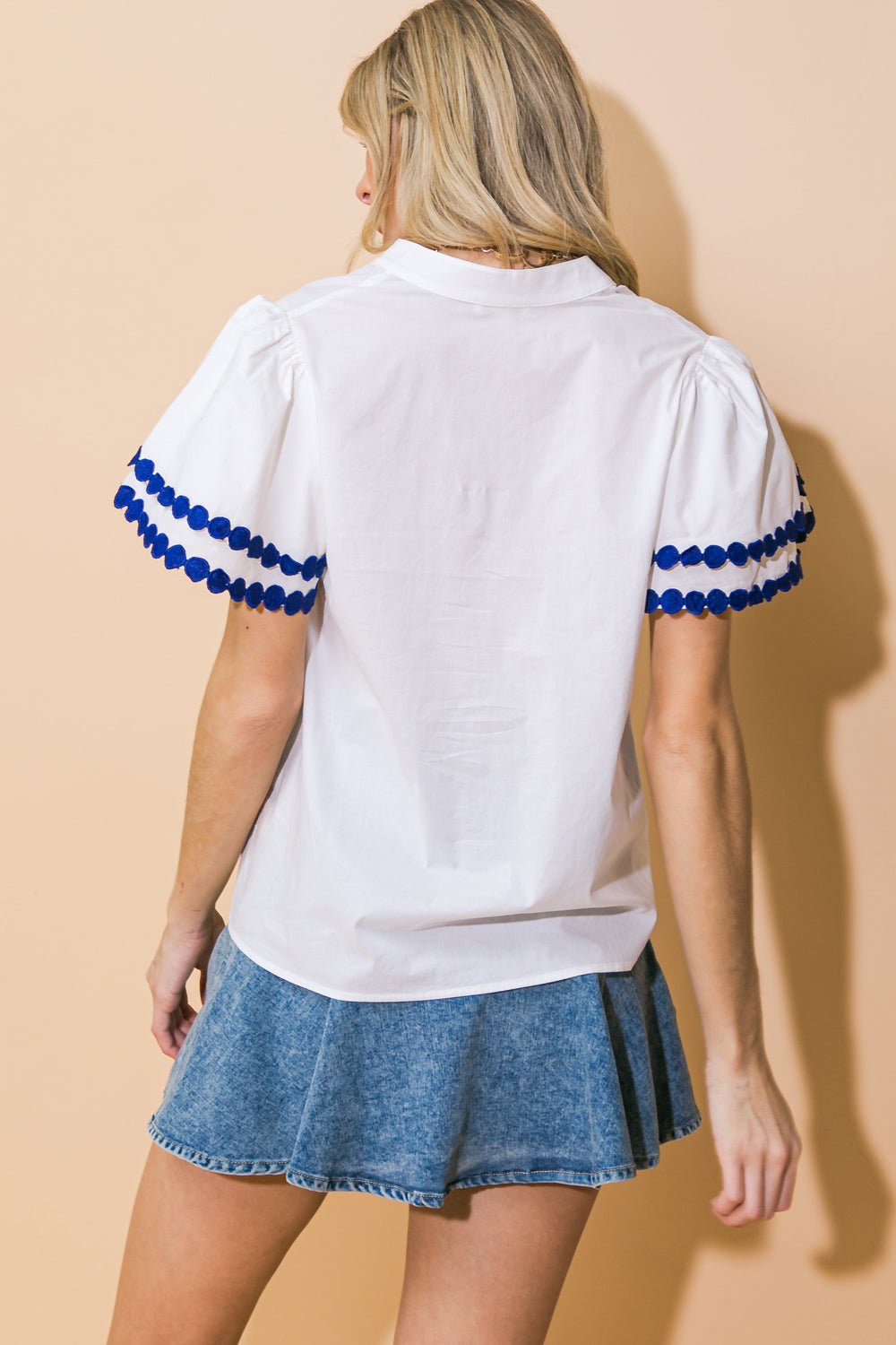 LEARN AS YOU GO WOVEN TOP - Mack & Harvie