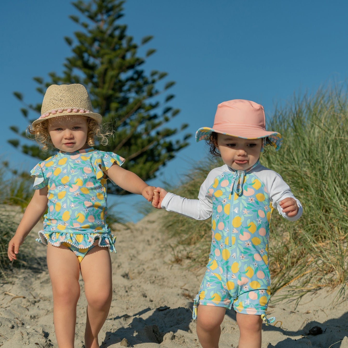 Lemon Drops SS Ruffle Set - Mack & Harvie