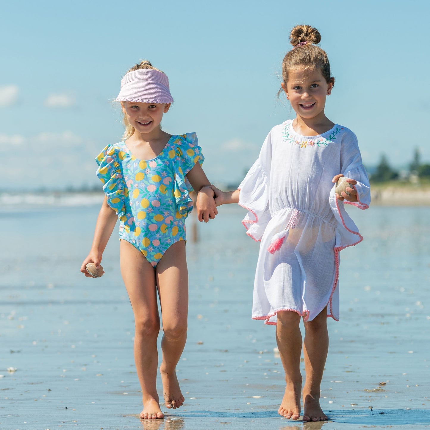 Lemon Drops Wide Frill Swimsuit - Mack & Harvie