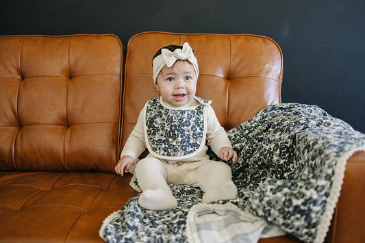 Liberty Floral Classic Muslin Bib - Mack & Harvie