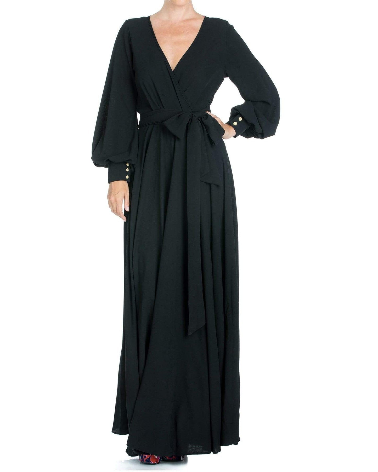 LilyPad Maxi Dress - Black - Mack & Harvie