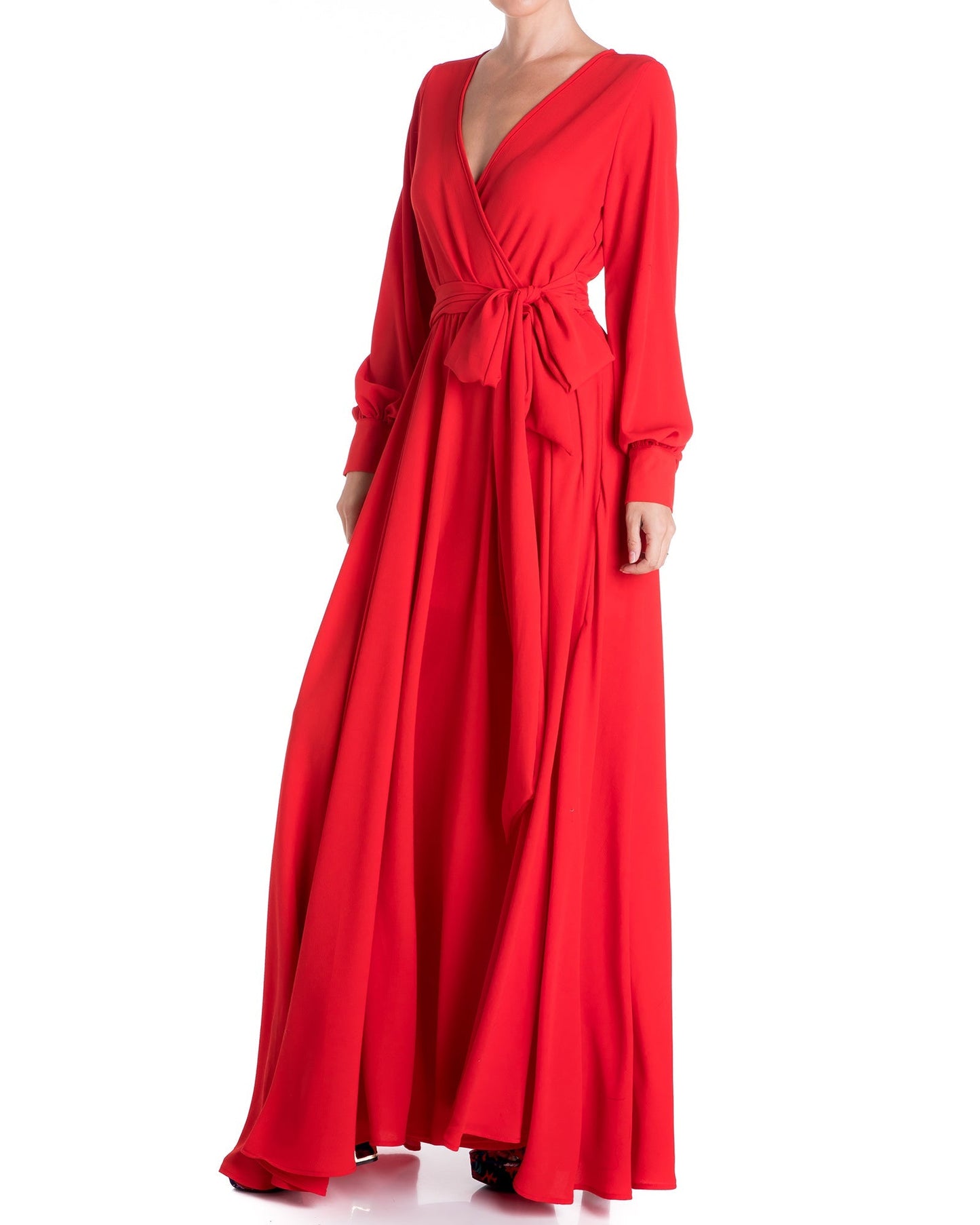 LilyPad Maxi Dress - Cherry - Mack & Harvie