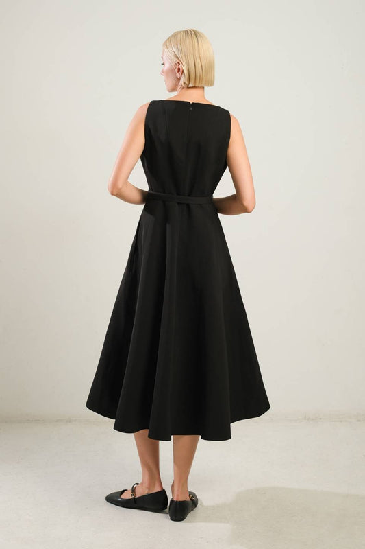 LIVING THE DREAM WOVEN MIDI DRESS - Mack & Harvie