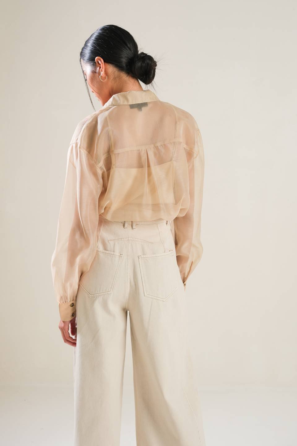 LOVE OVER FEAR ORGANZA TOP - Mack & Harvie