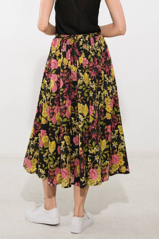 LOVE YOU MORE WOVEN MIDI SKIRT - Mack & Harvie