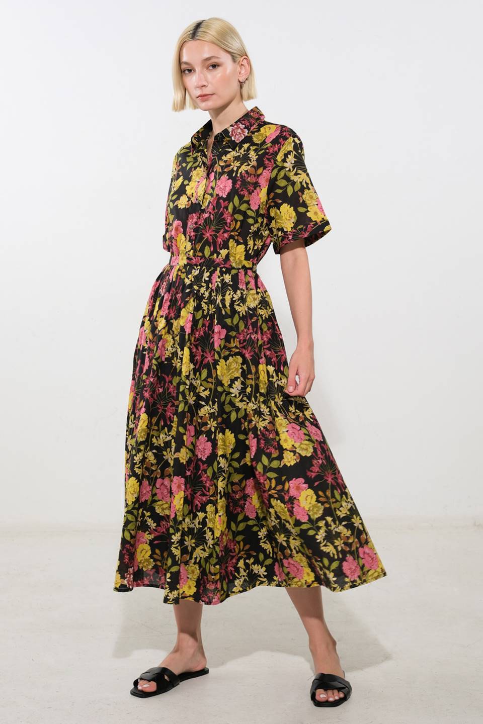 LOVE YOU MORE WOVEN MIDI SKIRT - Mack & Harvie