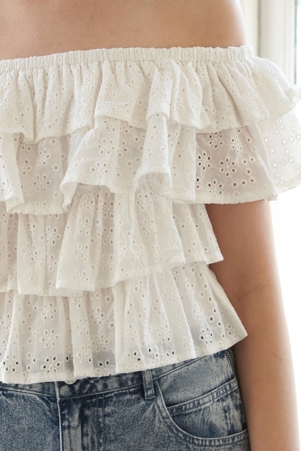 LOVELY EXISTENCE OFF SHOULDER TOP - Mack & Harvie