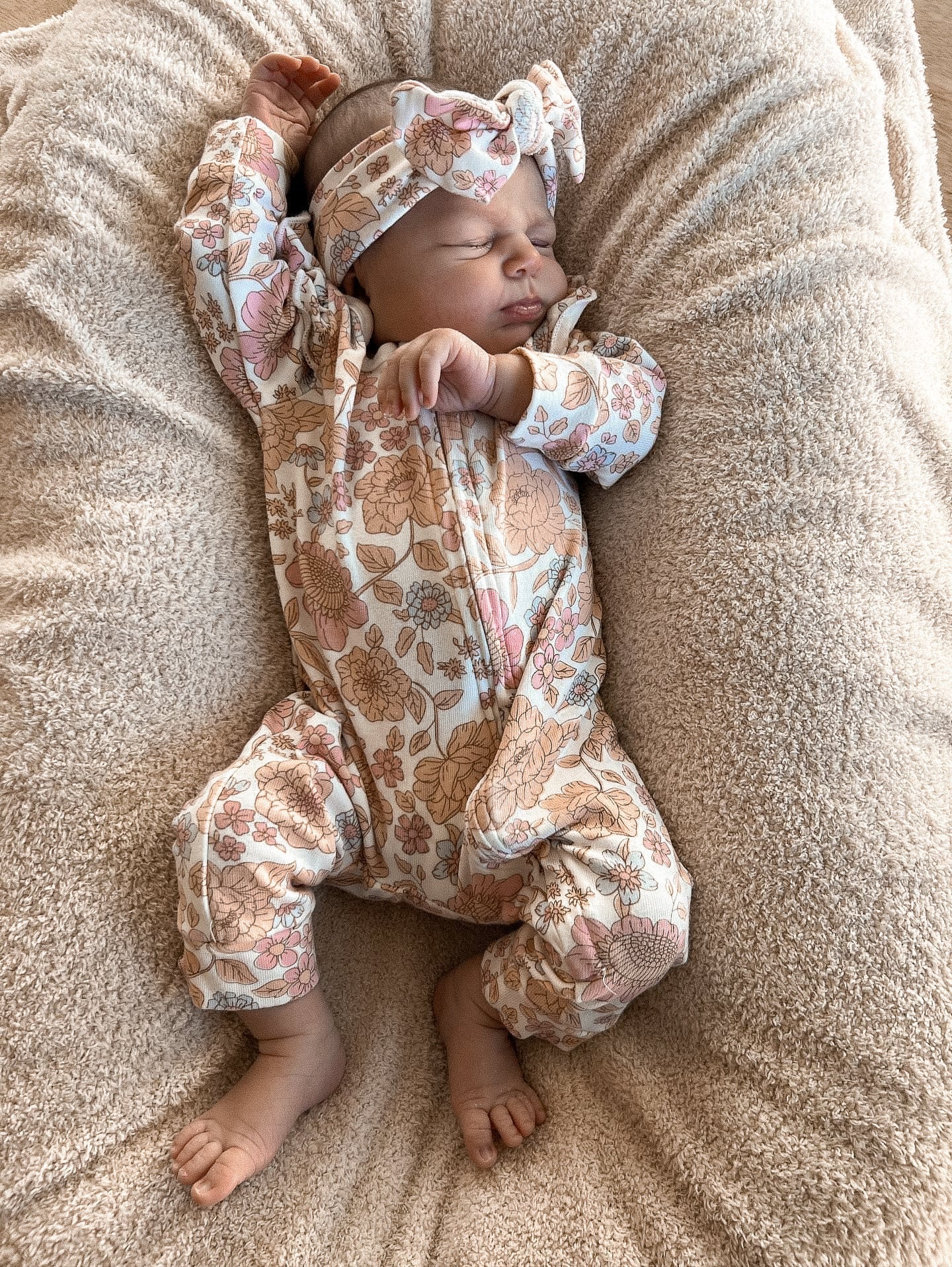 Luna + Luca Floral Jumpsuit + Bow - Mack & Harvie