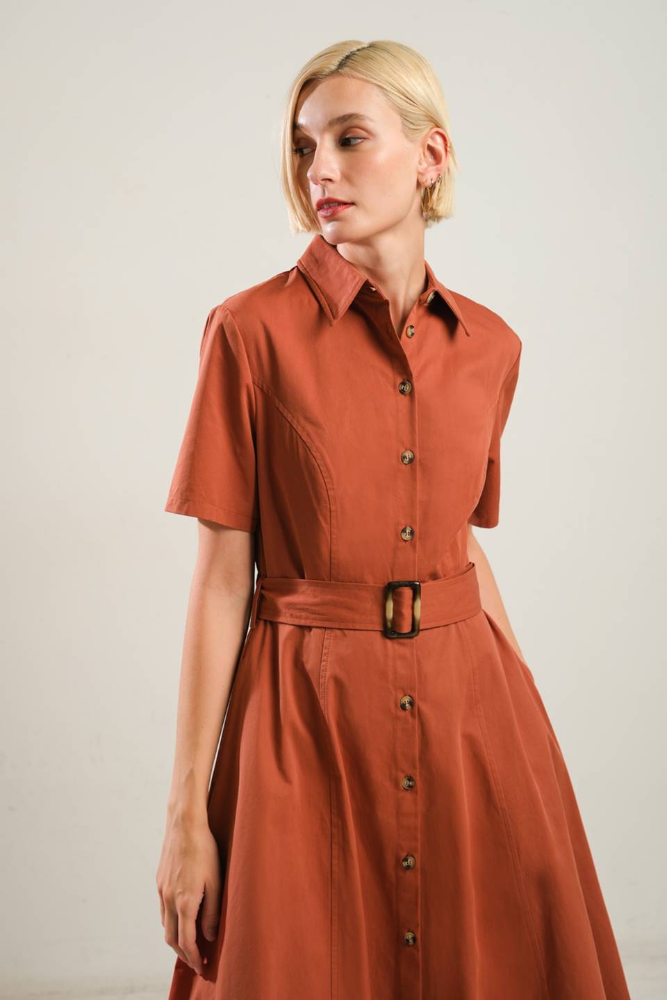 LUXE LIVING WOVEN MIDI DRESS - Mack & Harvie