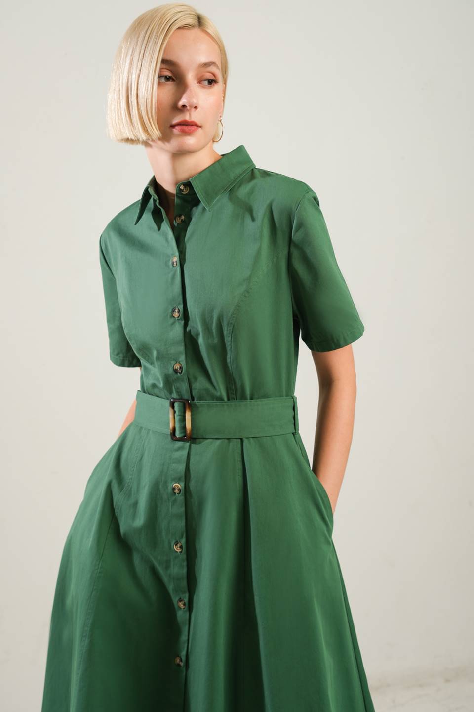 LUXE LIVING WOVEN MIDI DRESS - Mack & Harvie
