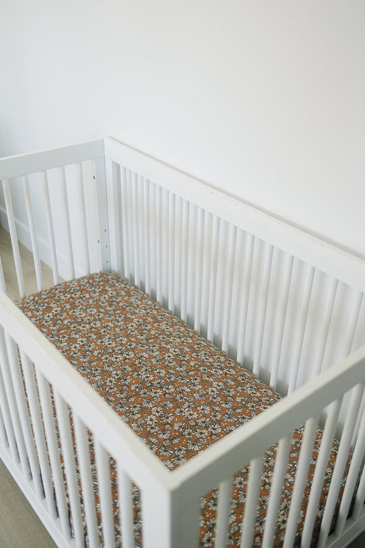 Magnolia Muslin Crib Sheet - Mack & Harvie