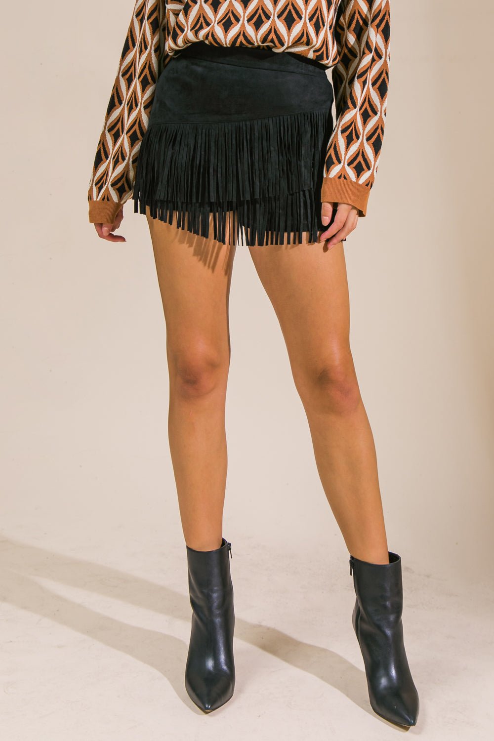 MAKE SOME PLANS SUEDE SKORT - Mack & Harvie