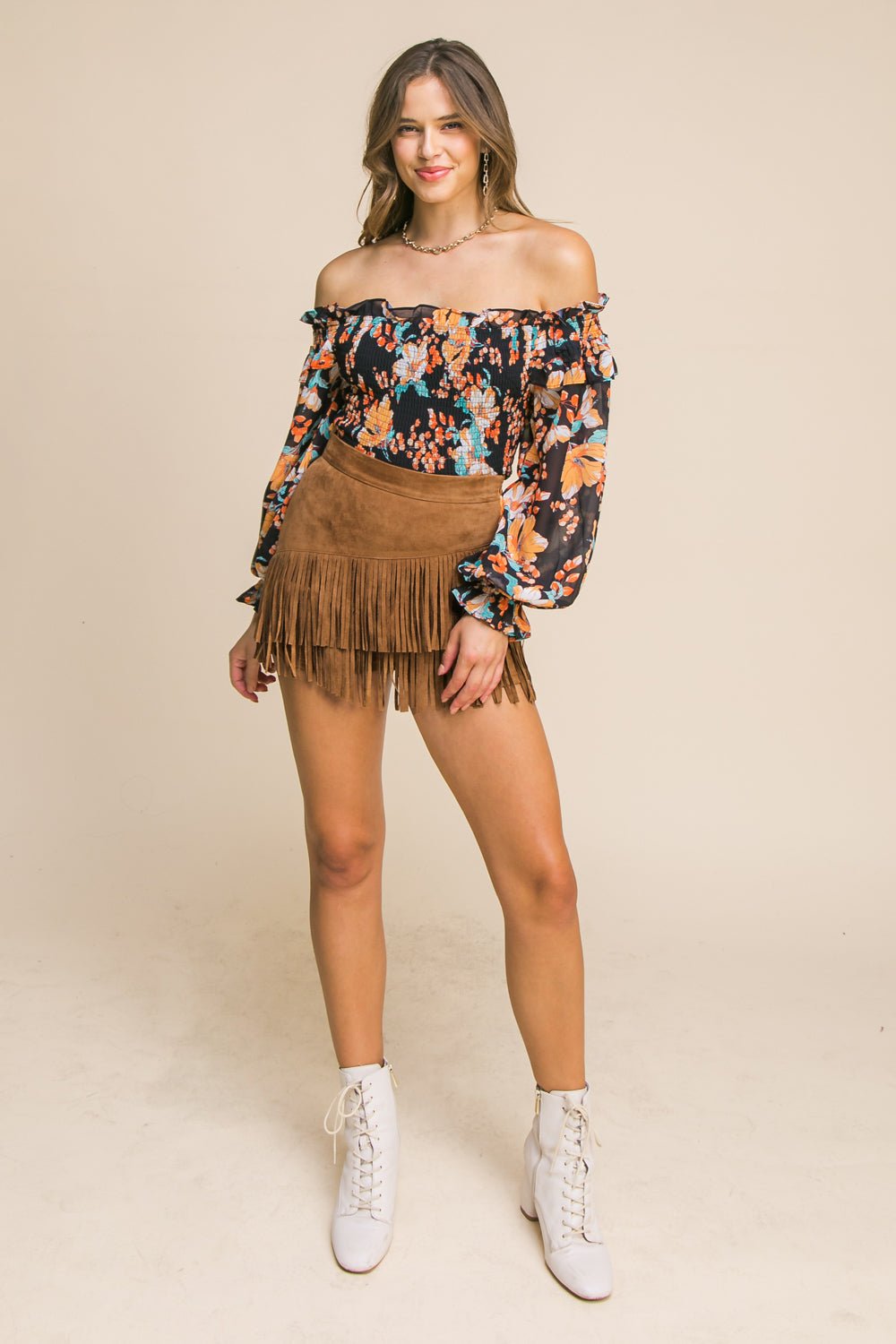 MAKE SOME PLANS SUEDE SKORT - Mack & Harvie