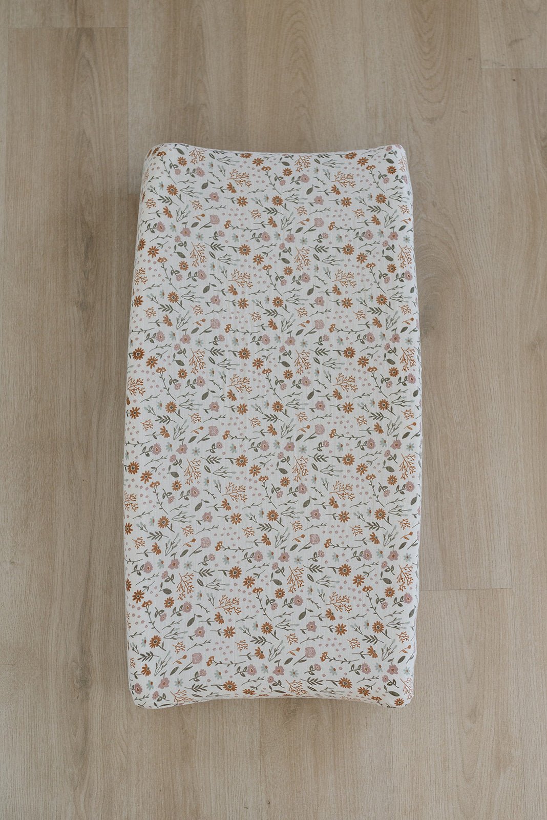 Meadow Floral Muslin Changing Pad Cover - Mack & Harvie