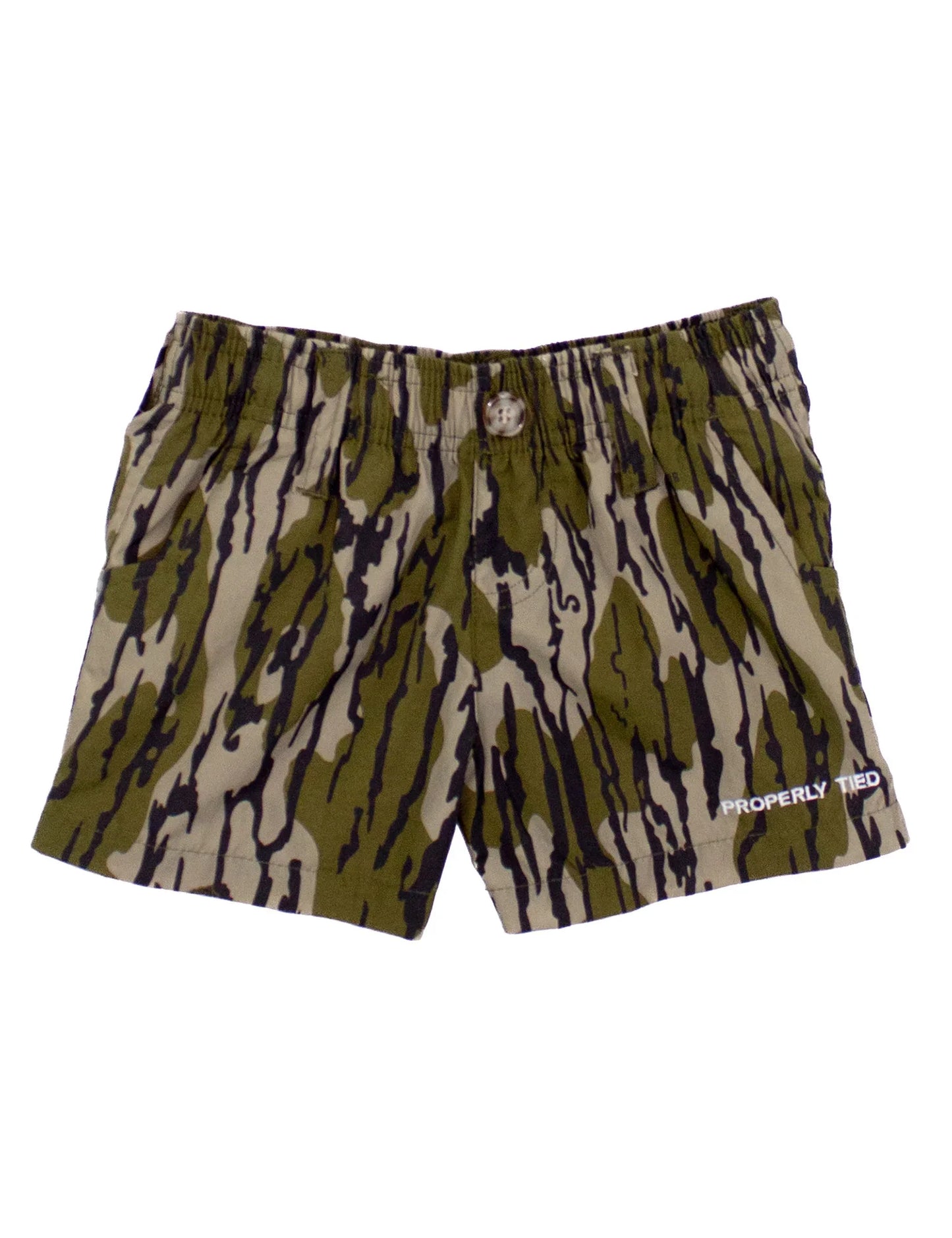 Mallard Shorts in Mossy Oak Bottomland