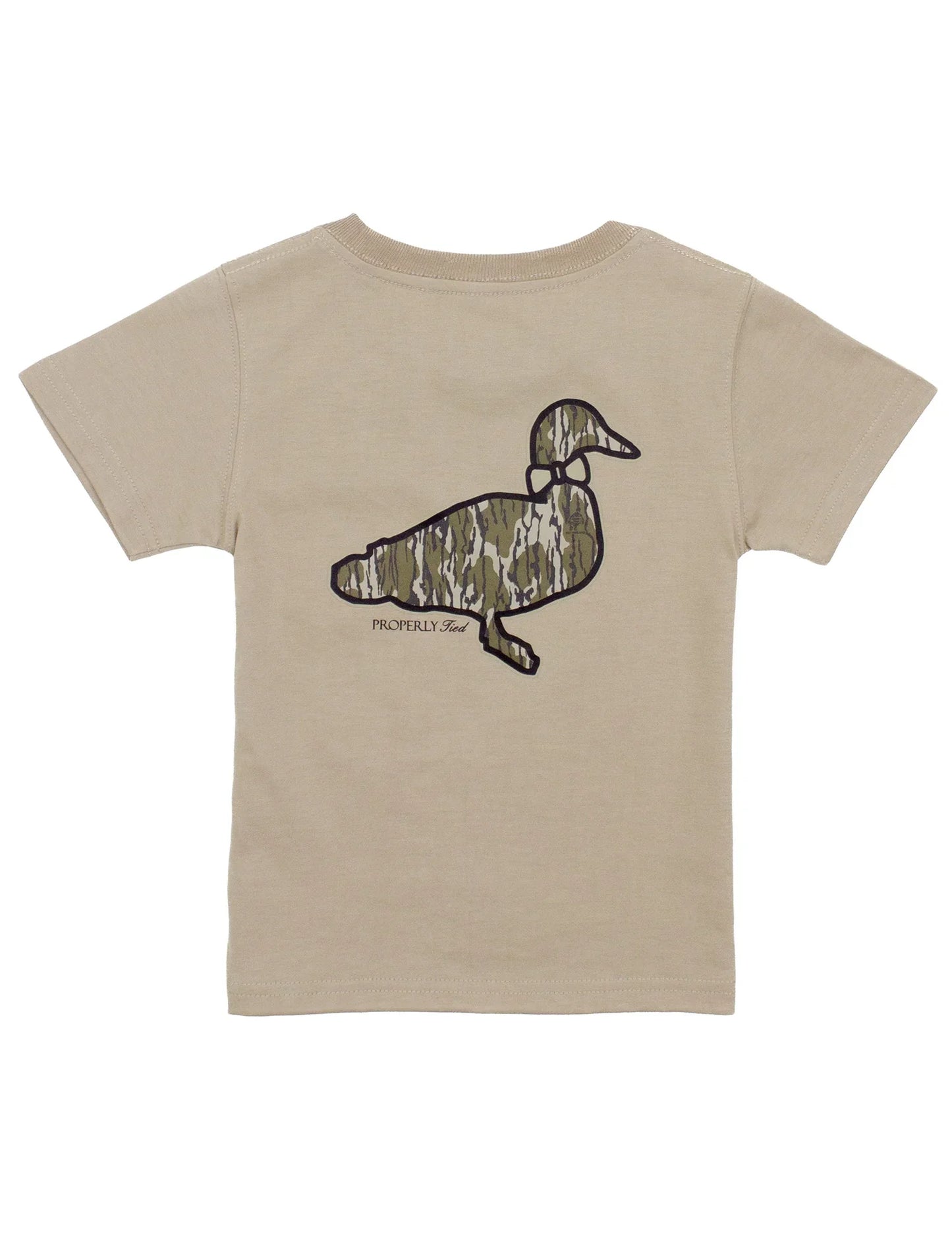 Mossy Oak Logo Sand SS Tee