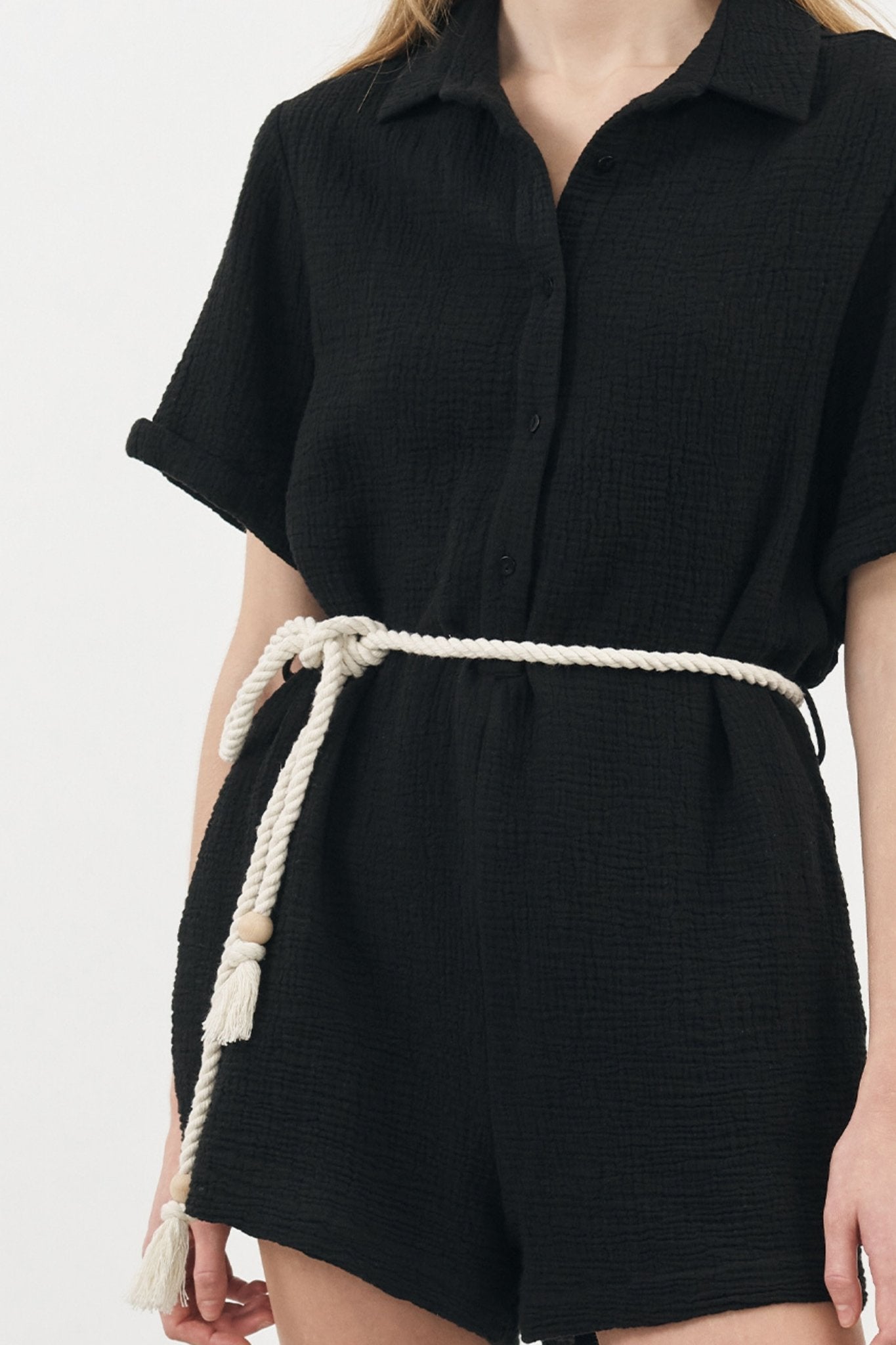 Mia Romper - Black - Mack & Harvie