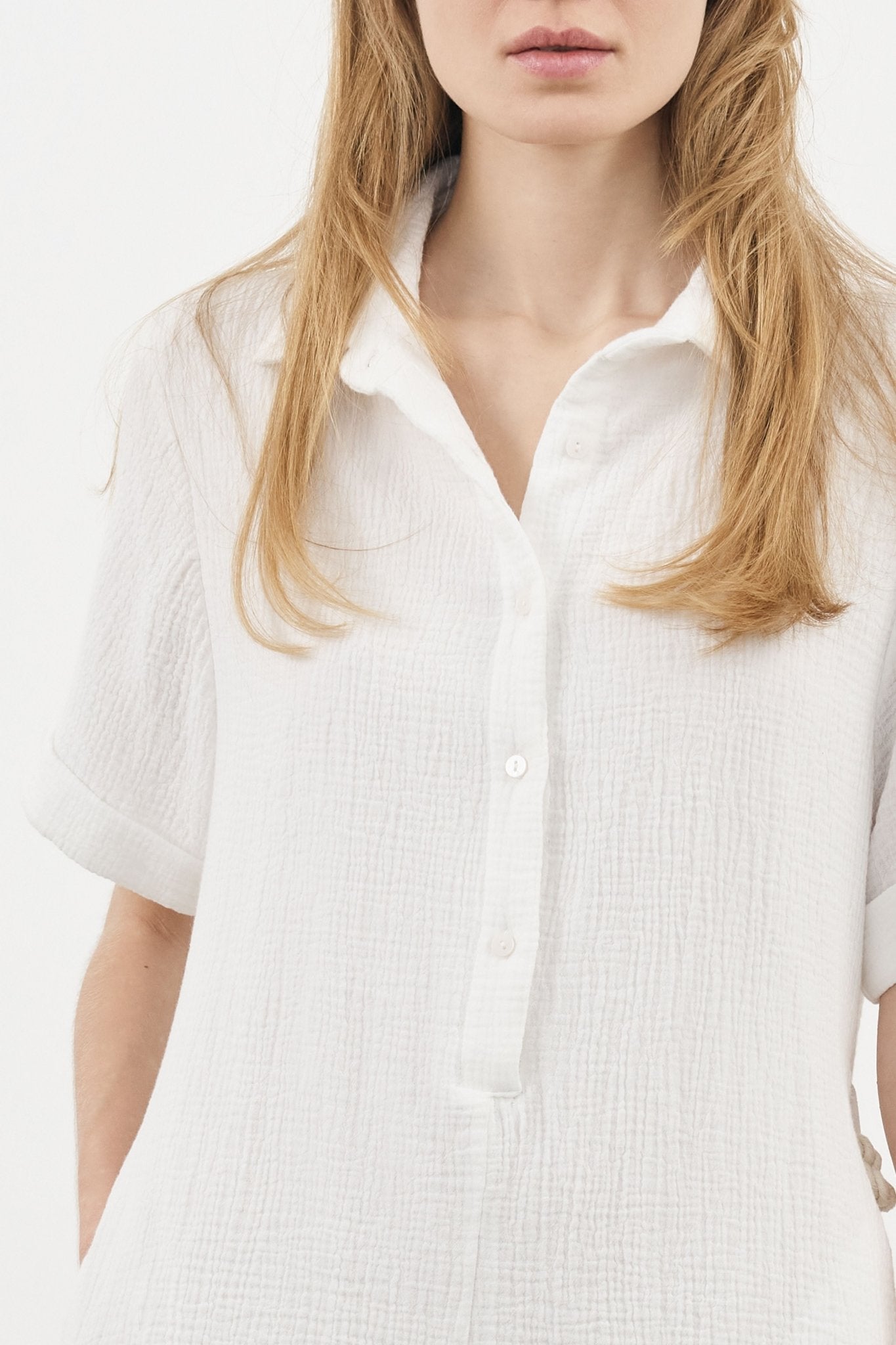 Mia Romper - White - Mack & Harvie
