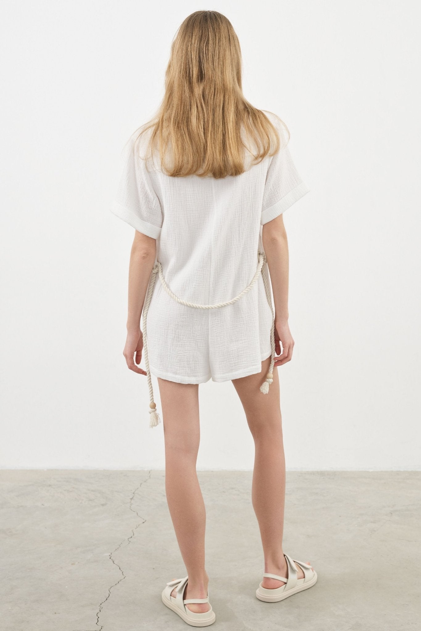 Mia Romper - White - Mack & Harvie