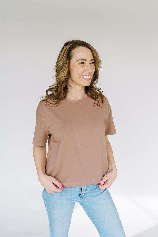 Mom Crop in Ginger Snap - Mack & Harvie