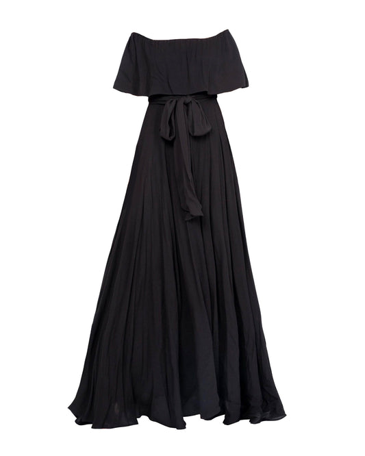 Morning Glory Maxi Dress - Black - Mack & Harvie