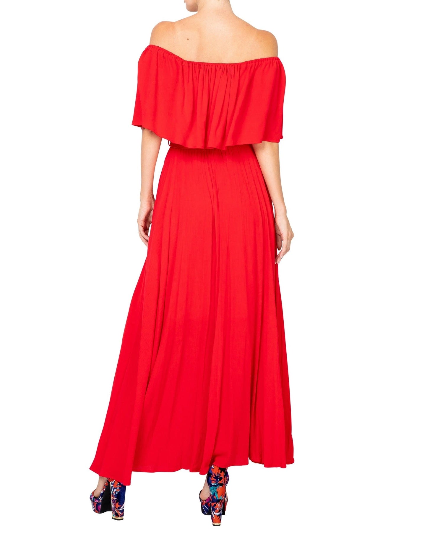 Morning Glory Maxi Dress - Cherry - Mack & Harvie