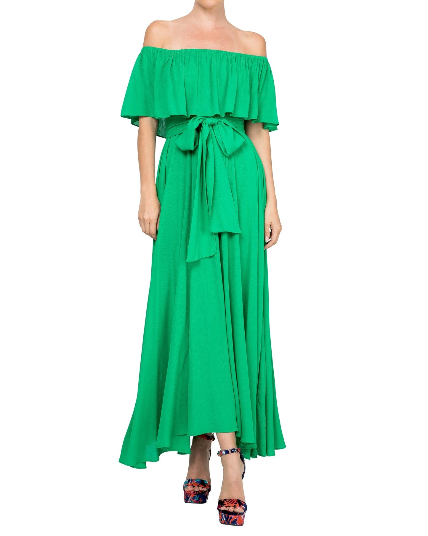 Morning Glory Maxi Dress - Emerald - Mack & Harvie