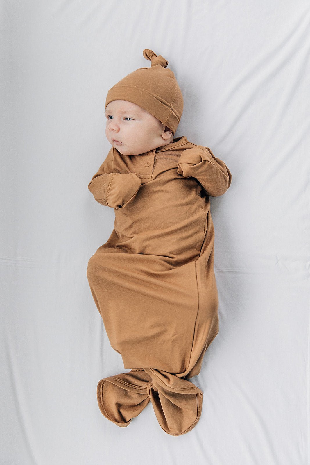 Mustard Bamboo Knot Gown - Mack & Harvie