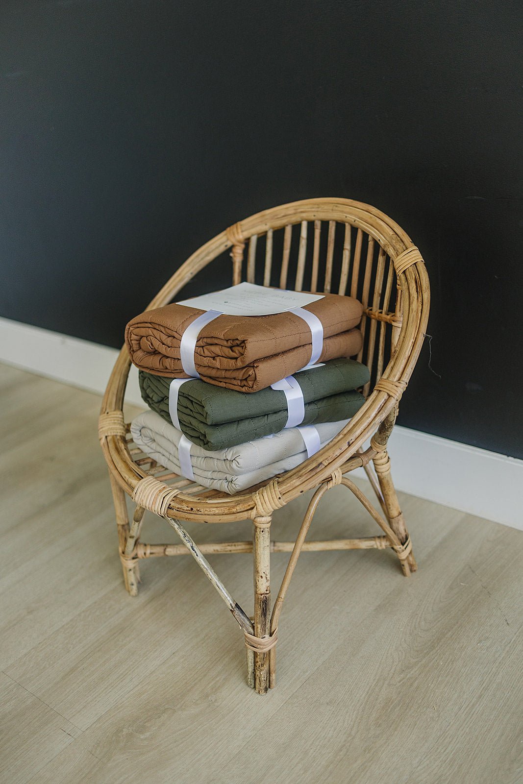 Mustard Bamboo Quilt - Mack & Harvie