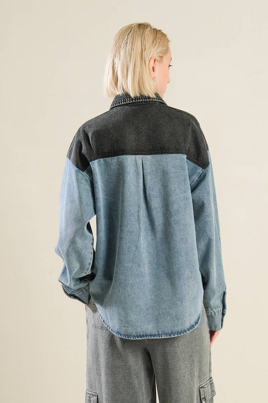 MY LOVE FOR YOU DENIM SHIRT - Mack & Harvie