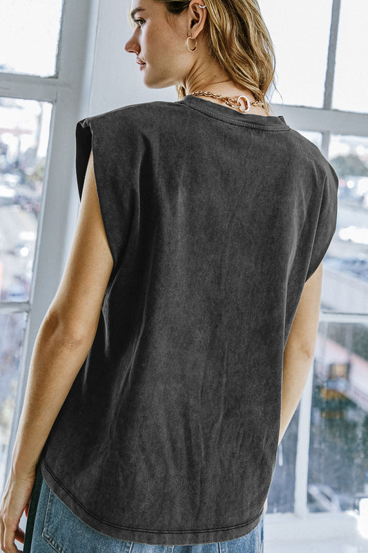 MY OWN PLANS WASHED KNIT TOP - Mack & Harvie