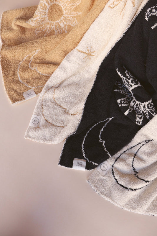 My Sun, Moon and Starts Plush Blanket - Mack & Harvie