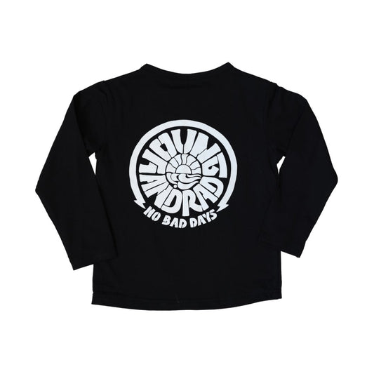 NO BAD DAYS LONG SLEEVE TEE - BLACK - Mack & Harvie