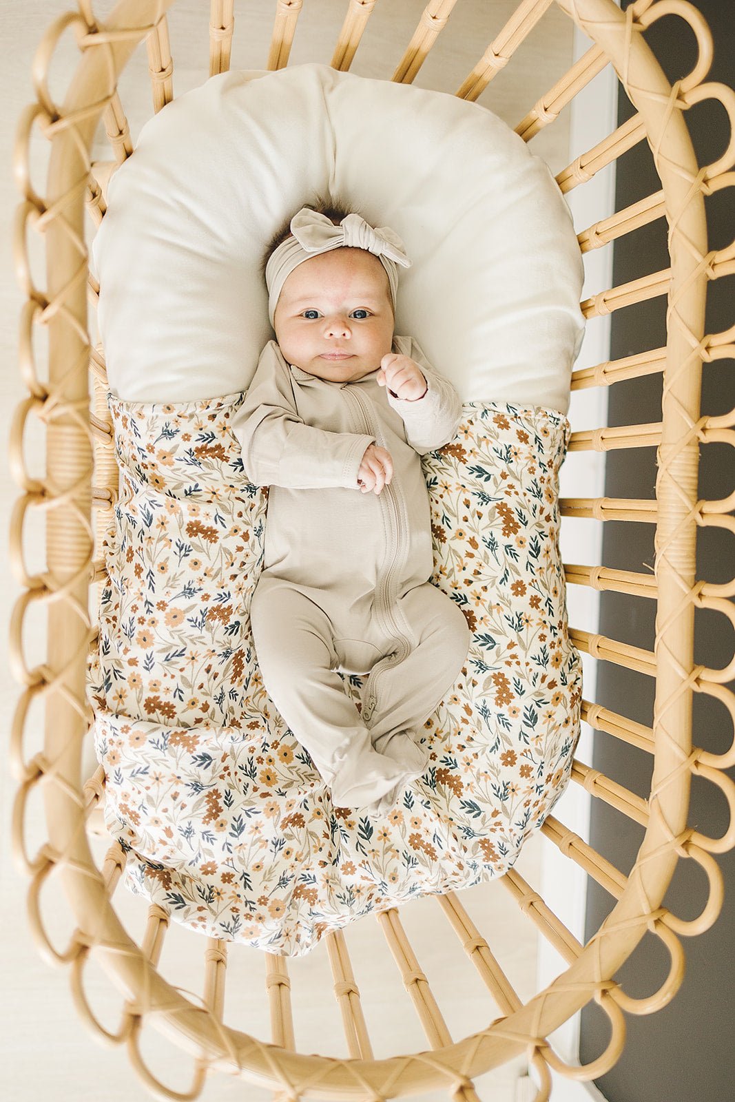 Oatmeal Bamboo Zipper - Mack & Harvie